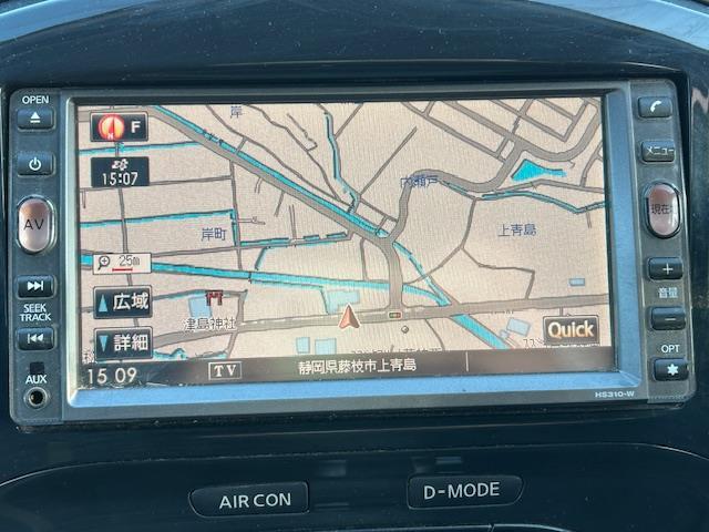 ジューク 15RX 純正メモリナビ ワンセグ Bluetooth スマートキ プッシュスタート 純正フロアマット オートライト(10枚目)