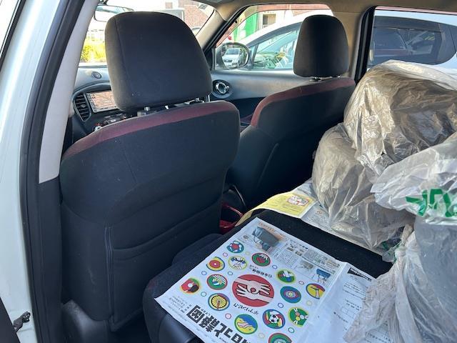 ジューク 15RX 純正メモリナビ ワンセグ Bluetooth スマートキ プッシュスタート 純正フロアマット オートライト(21枚目)