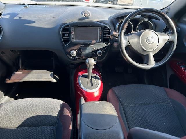 ジューク 15RX 純正メモリナビ ワンセグ Bluetooth スマートキ プッシュスタート 純正フロアマット オートライト(37枚目)