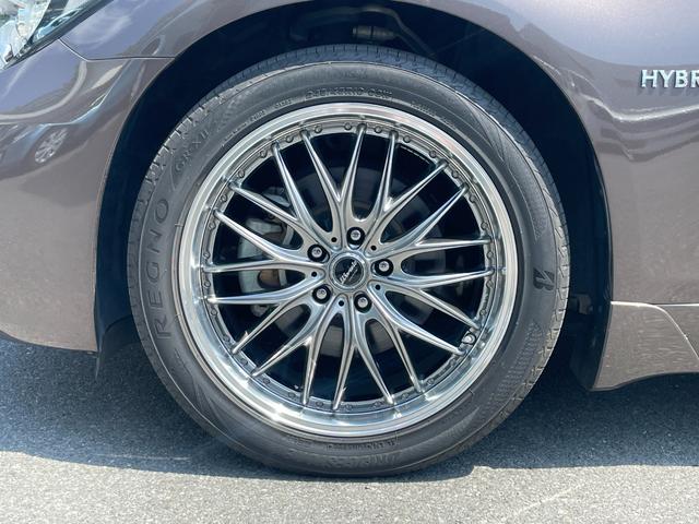 フーガハイブリッド ベースグレード　衝突軽減Ｂ　ＤＣＡ　ＬＤＡ　ＢＳＩ　ＬＤＷ　サンルーフ　　ベージュ革シート　前席ＰＷシート、シートヒーター、エアシート　純正ナビ　全方位カメラ　地デジ　ＢＯＳＥサウンド　社外１９インチＡＷ（43枚目）