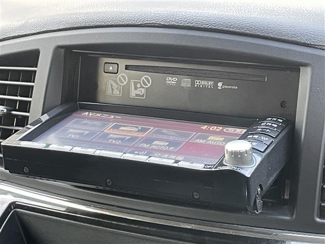 エルグランド ライダー 黒クロスシート マニュアルシート 1オーナー 純正ナビ 地デジ Bカメラ 純正後席モニター 両側パワスラ 木目調パネル ハーフレザーシート ETC オートライト オーテック18インチAW スペアキー 保証書 取説(7枚目)