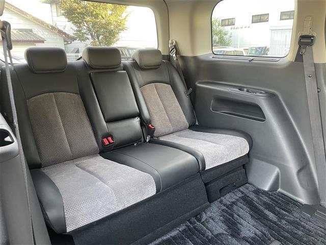 エルグランド ライダー 黒クロスシート マニュアルシート 1オーナー 純正ナビ 地デジ Bカメラ 純正後席モニター 両側パワスラ 木目調パネル ハーフレザーシート ETC オートライト オーテック18インチAW スペアキー 保証書 取説(23枚目)