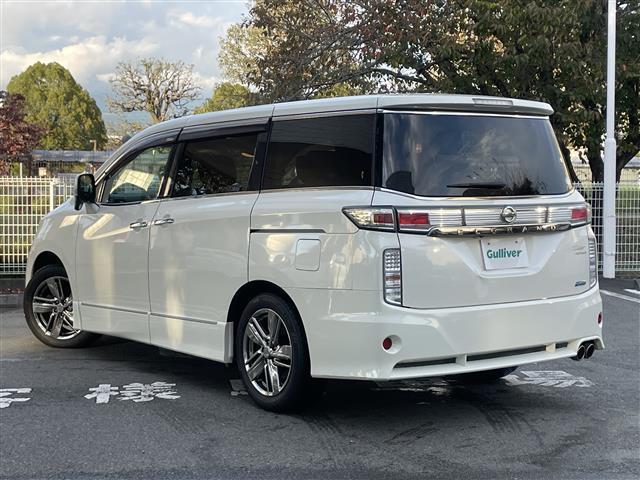 エルグランド ライダー 黒クロスシート マニュアルシート 1オーナー 純正ナビ 地デジ Bカメラ 純正後席モニター 両側パワスラ 木目調パネル ハーフレザーシート ETC オートライト オーテック18インチAW スペアキー 保証書 取説(33枚目)