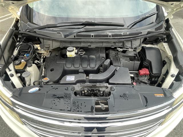 エルグランド ライダー 黒クロスシート マニュアルシート 1オーナー 純正ナビ 地デジ Bカメラ 純正後席モニター 両側パワスラ 木目調パネル ハーフレザーシート ETC オートライト オーテック18インチAW スペアキー 保証書 取説(41枚目)