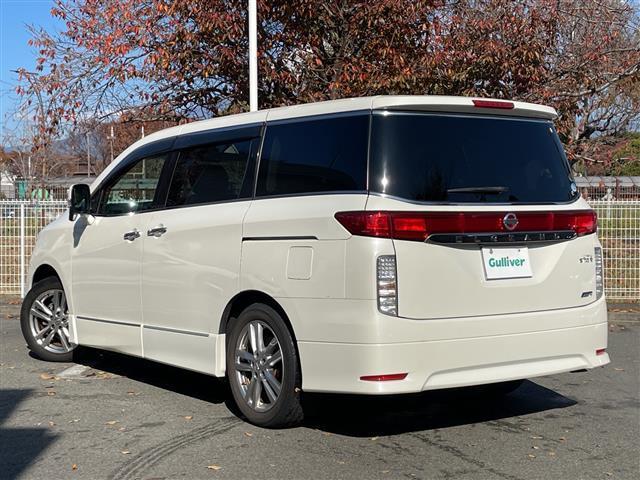 エルグランド 250ハイウェイスター 社外ナビ 社外フリップダウンモニター 両側パワスラ 半革シート 革巻きステアリング オートライト ウィンカーミラー 木目調パネル ETC 純正18インチAW スマートキー スペアキー 保証書 取説(3枚目)