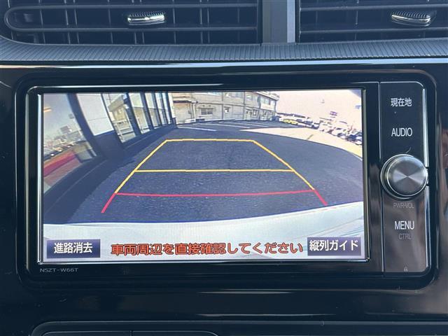 アクア クロスオーバー 衝突軽減 純正ナビ バックカメラ フルセTV ETC 純正16インチAW ハーフレザーシート LEDヘッドライト オートライト プッシュスタート スペアキー(4枚目)