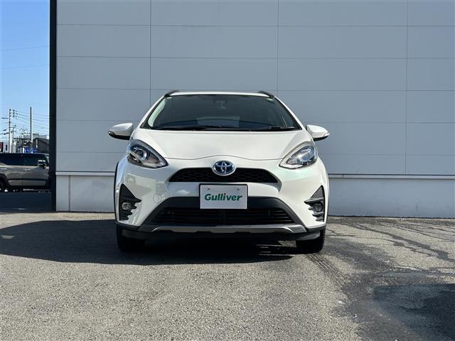 アクア クロスオーバー 衝突軽減 純正ナビ バックカメラ フルセTV ETC 純正16インチAW ハーフレザーシート LEDヘッドライト オートライト プッシュスタート スペアキー(32枚目)