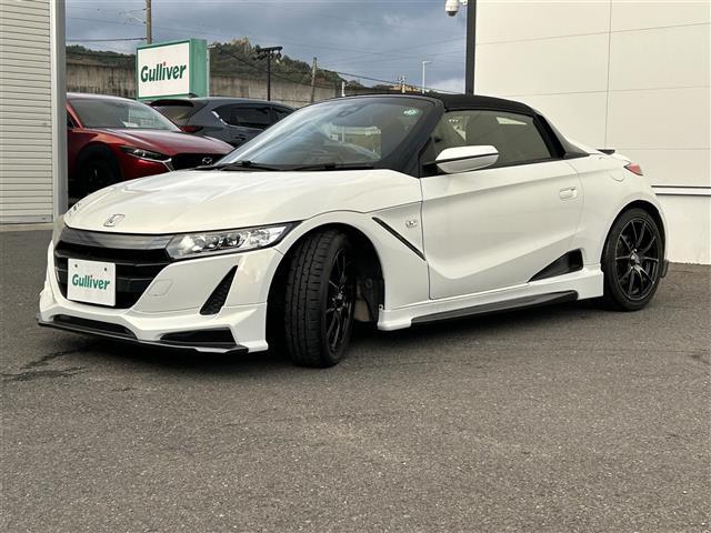 S660 α 6MT Street車高調 柿本マフラー ナビ バックカメラ TV ETC 純正ドラレコ クルーズコントロール 社外AW LED 純正サスペンション車載 純正ディスプレイ スペアキー(32枚目)