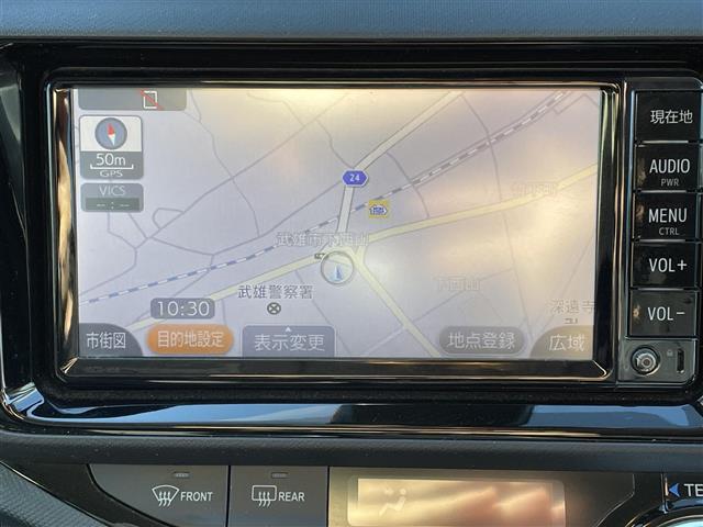 アクア Gブラックソフトレザーセレクション プリクラッシュセーフティ 純正ナビ バックカメラ シートヒーター TV クルーズコントロール 純正15インチAW オートマチックハイビーム ETC プッシュスタート スペアキー(3枚目)