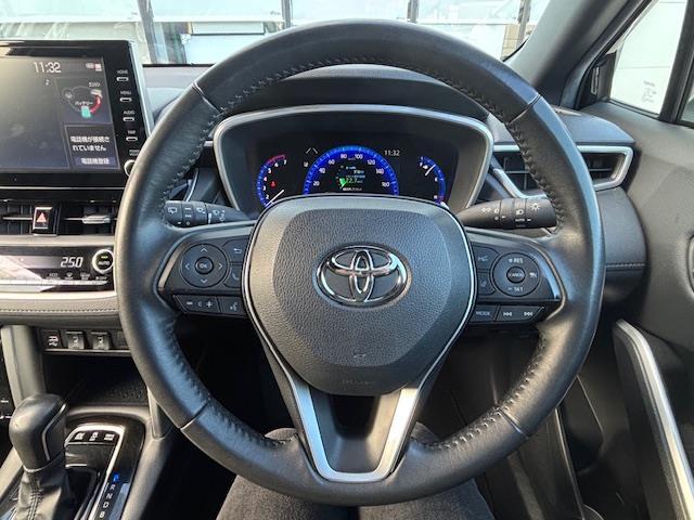 カローラクロス ハイブリッド　Ｚ　レーダークルーズコントロール・電動パーキングアシスト・パワーバックドア・シートヒーター・パワーシート・バックカメラ・プリクラッシュセーフティー・ステアリングリモコン・Ｐスタート・フォグランプ（8枚目）