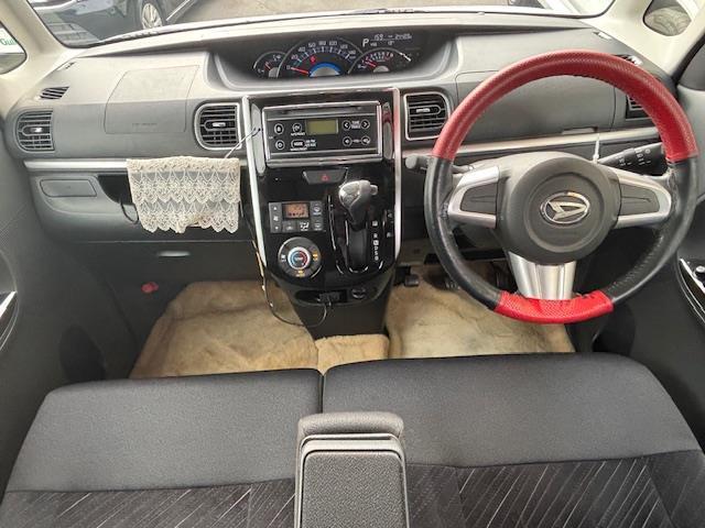 タント カスタムX SA アイドリングストップ・片側パワースライドドア・衝突軽減システム・横滑り防止装置・ナンバーフレームあり・後席サンシェード・後席ISOFIX・フォグランプ・ウインカーミラー・スペアキーあり・ハンドルカバー(25枚目)