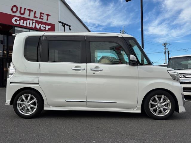 タント カスタムX SA アイドリングストップ・片側パワースライドドア・衝突軽減システム・横滑り防止装置・ナンバーフレームあり・後席サンシェード・後席ISOFIX・フォグランプ・ウインカーミラー・スペアキーあり・ハンドルカバー(37枚目)