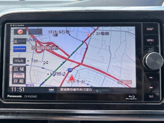 シエンタ ハイブリッドG 社外ナビ・フルセグTV・Bluetooth/CD/DVD・フリップダウンモニター・両Pスラ・クルコン・Aライト・レーンキープ・横滑り防止・Bカメ・Pスタート・スマートキー・ステアリングリモコン・ETC(2枚目)