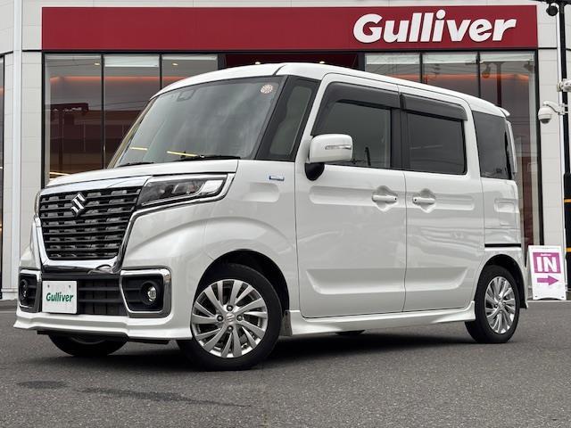 スペーシアカスタム ハイブリッドGS 片パワスラ 衝突軽減 純ナビ フルセグ ETC クリアランスソナー レーンキープ アイドリング 横滑り防止 Aライト LEDヘッドライト シートヒーター エンジンスターター フォグランプ BT(31枚目)