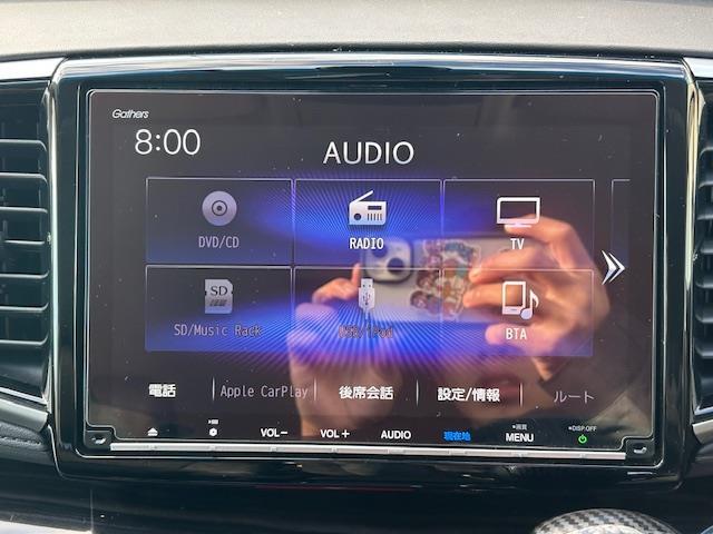 オデッセイハイブリッド ハイブリッド　パワーシートシートヒータースタットレスタイヤアルミホイール１７インチ付きレーダークルーズコントロールフリップダウンモニター衝突軽減機能両側パワースライドドアクリアランスソナーレーンキープ（3枚目）