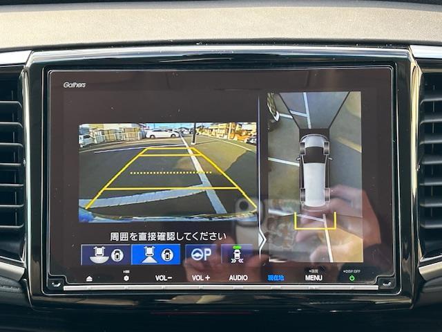 オデッセイハイブリッド ハイブリッド　パワーシートシートヒータースタットレスタイヤアルミホイール１７インチ付きレーダークルーズコントロールフリップダウンモニター衝突軽減機能両側パワースライドドアクリアランスソナーレーンキープ（5枚目）