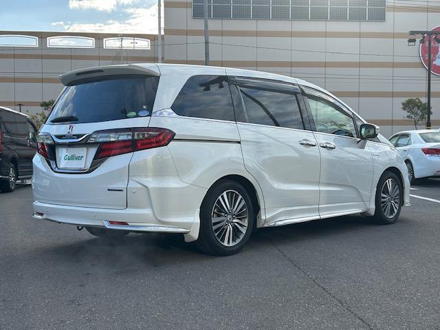 オデッセイハイブリッド ハイブリッド　パワーシートシートヒータースタットレスタイヤアルミホイール１７インチ付きレーダークルーズコントロールフリップダウンモニター衝突軽減機能両側パワースライドドアクリアランスソナーレーンキープ（33枚目）