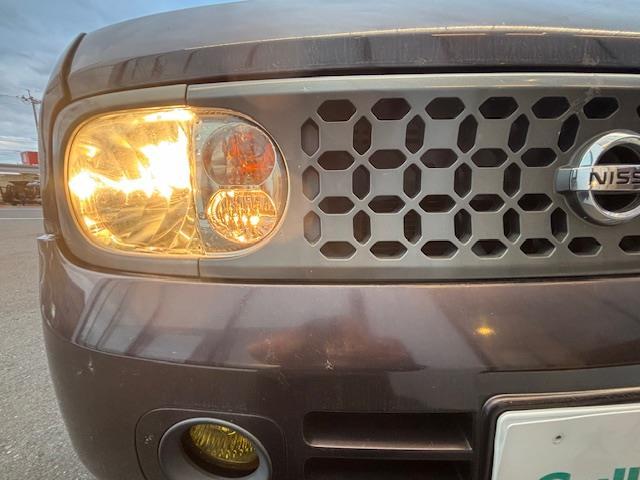 キューブ 15M CDAM/FMETC社外フロアマット電動格納ミラーヘッドライトイベライザーフォグランプドアバイザー(28枚目)