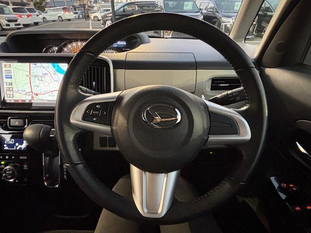 ムーヴキャンバス Ｇメイクアップ　ＳＡＩＩＩ　両側パワースライドドアワンオーナー衝突軽減装置横滑り防止機能アイドリングストップオートライトオートマチックハイビーム（9枚目）