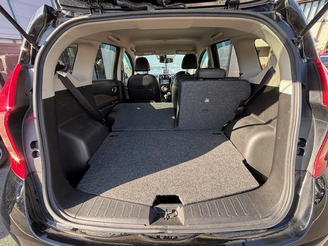 ノート メダリスト エマージェンシーブレーキパッケージ 社外ナビ・フルセグTV/Bluetooth/DVD/CD/FM/AM・Cセンサー・フォグランプ・アルミ付きスタットレスタイヤ・レーンキープ・横滑り防止・アイドリング・Pスタート・スマートキー・Aライト(25枚目)