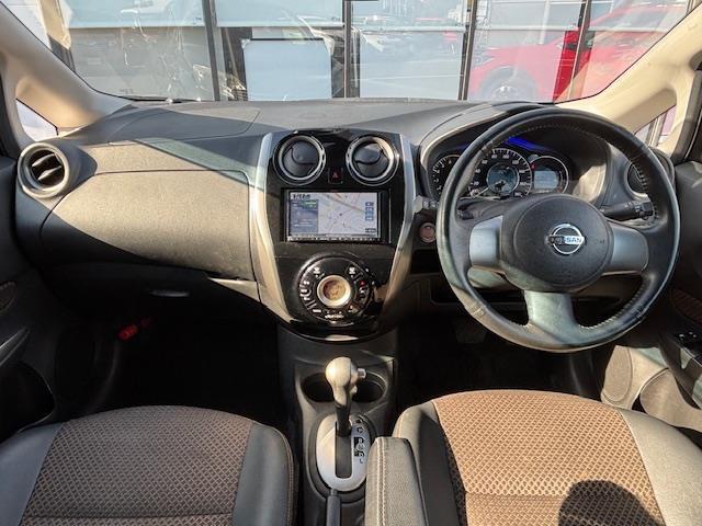 ノート メダリスト エマージェンシーブレーキパッケージ 社外ナビ・フルセグTV/Bluetooth/DVD/CD/FM/AM・Cセンサー・フォグランプ・アルミ付きスタットレスタイヤ・レーンキープ・横滑り防止・アイドリング・Pスタート・スマートキー・Aライト(42枚目)