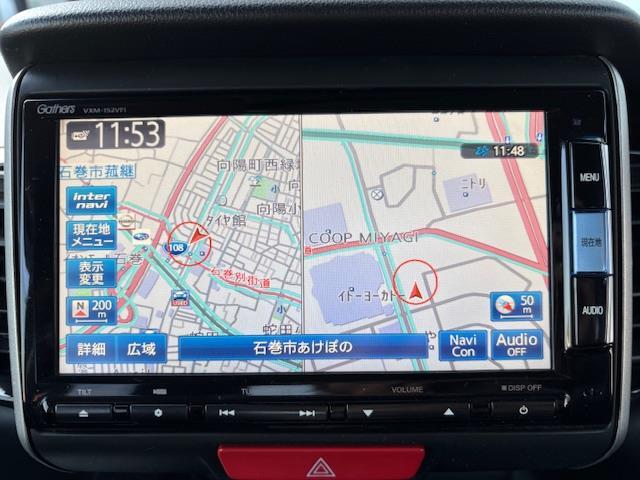 Ｎ－ＢＯＸ Ｇ　ＳＳパッケージ　１オーナー・純正ナビ・フルセグＴＶ／Ｂｌｕｅｔｏｏｔｈ／ＵＳＢ／ＤＶＤ／ＣＤ／ＦＭ／ＡＭ・両側Ｐスラ・横滑り防止・Ｓヒーター・Ｐスタート・スマートキー・Ａライト・Ｂカメラ・アイドリング・ＬＥＤ（2枚目）