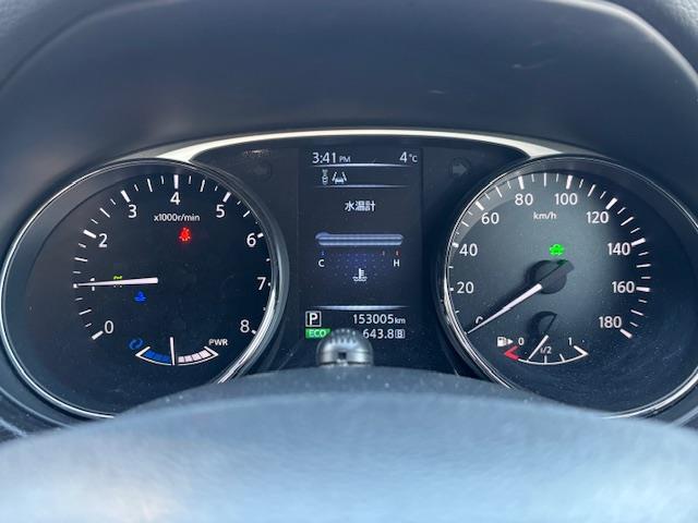 エクストレイル 20X ハイブリッド エマージェンシーブレーキP プッシュスタート・シートヒーター・ビルトインETC・クリアランスソナー・コーナーセンサー・エマージェンシーブレーキ・横滑り防止装置・ルーフレール・純正SDナビ・盗難防止装置・パワーステアリング(8枚目)