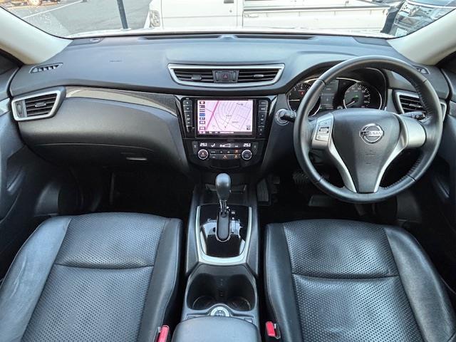 エクストレイル 20X ハイブリッド エマージェンシーブレーキP プッシュスタート・シートヒーター・ビルトインETC・クリアランスソナー・コーナーセンサー・エマージェンシーブレーキ・横滑り防止装置・ルーフレール・純正SDナビ・盗難防止装置・パワーステアリング(42枚目)