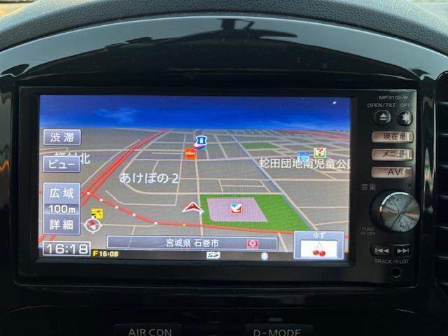 ジューク 15RS タイプV ドラレコ前後 純ナビ フルセグ BT Bカメラ Aライト Pスタート スマートキー 横滑り防止 フォグランプ 純正アルミホイール ウインカーミラー ドアバイザー ヘッドライトレベライザー(2枚目)