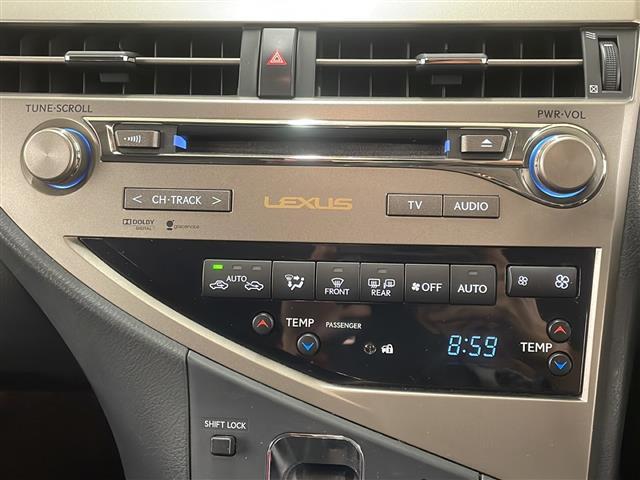 ＲＸ ＲＸ４５０ｈ　純正メーカーフルセグナビ（ＣＤ／ＨＤＤ／ＢＴ／ＡＭ／ＦＭ／ＵＳＢ／ＡＵＸ）／純正１９インチアルミホイール／オートライト／フォグライト／クルーズコントロール追従無し／ステアリングリモコン（24枚目）