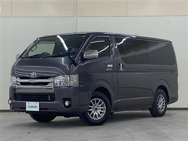ハイエースバン スーパーＧＬ　ダークプライム　４ＷＤ／社外ナビ／ＣＤ／ＤＶＤ／ＢＴ／ＳＤ／ラジオ／フルセグ／オートライト／フォグライト／オートエアコン／ステアリングスイッチ／リアヒーター／プッシュスタート／電動格納ミラー／ＥＴＣ（3枚目）
