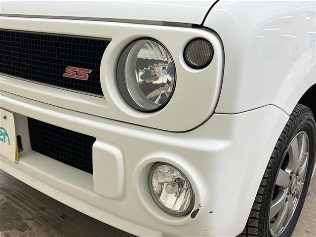 アルトラパン SS 社外カーオーディオ/パワーウィンドウ/ETC/シートヒーター/フォグランプ/バイザー/夏タイヤ付き(37枚目)