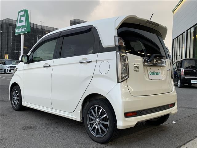 Ｎ－ＷＧＮカスタム Ｇ　ナビ　フルセグテレビ　スマートキー　プッシュスタートボタン　スペアキー　ドライブレコーダー　ＥＴＣ　フロアマット　純正アルミホイール（3枚目）