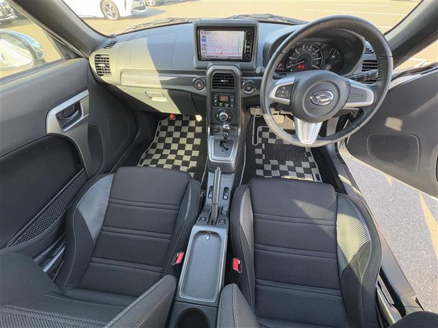 コペン ローブ 社外ナビ フルセグ バックカメラ ETC ステアリングスイッチ Frドライブレコーダー シートヒーター 純正マット アイスト(41枚目)