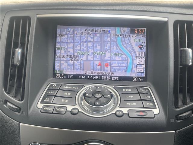 スカイライン 250GT 当店買取/禁煙/純正Mナビ/HDD/CD/DVD/AUX/ Bluetooth/バックカメラ/サイドカメラ/ハーフレザー/パワーシート/純正17AW/HID/Aライト/ETC/ドラレコ/保証書/V6(5枚目)