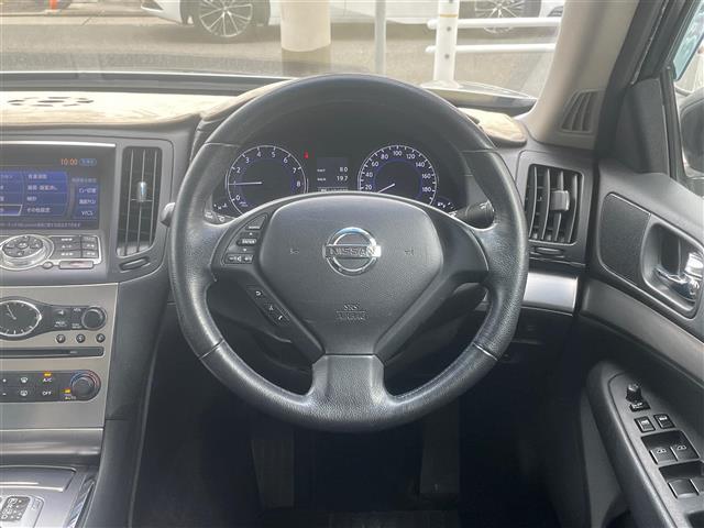 スカイライン 250GT 当店買取/禁煙/純正Mナビ/HDD/CD/DVD/AUX/ Bluetooth/バックカメラ/サイドカメラ/ハーフレザー/パワーシート/純正17AW/HID/Aライト/ETC/ドラレコ/保証書/V6(14枚目)