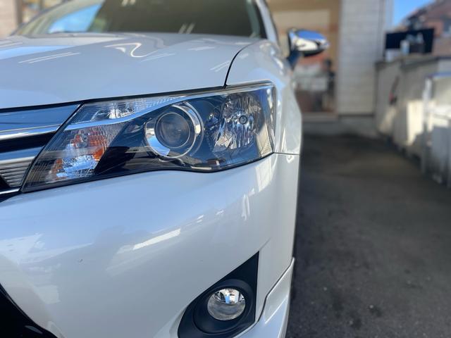 カローラフィールダー ハイブリッドG エアロツアラー・ダブルバイビー 当店買取/禁煙/純正エアロ/TRDFエアロ/純正ナビ/フルセグ/バックカメラ/Bluetooth/SD/CD/DVD/ハーフレザー/社外マフラー/社外16AW/HID/Aライト/ISOFIX(7枚目)