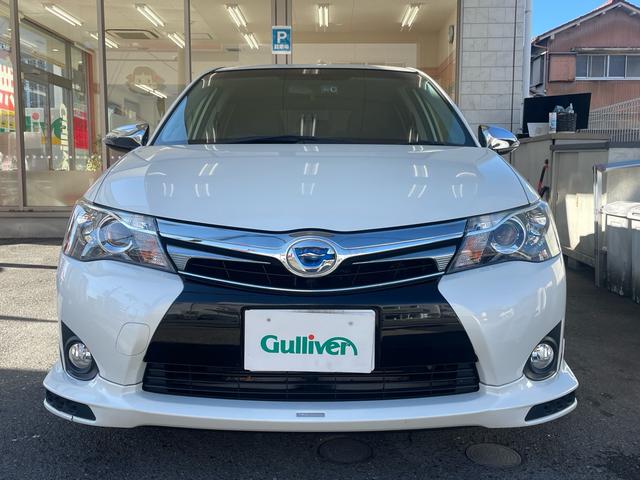 カローラフィールダー ハイブリッドG エアロツアラー・ダブルバイビー 当店買取/禁煙/純正エアロ/TRDFエアロ/純正ナビ/フルセグ/バックカメラ/Bluetooth/SD/CD/DVD/ハーフレザー/社外マフラー/社外16AW/HID/Aライト/ISOFIX(9枚目)