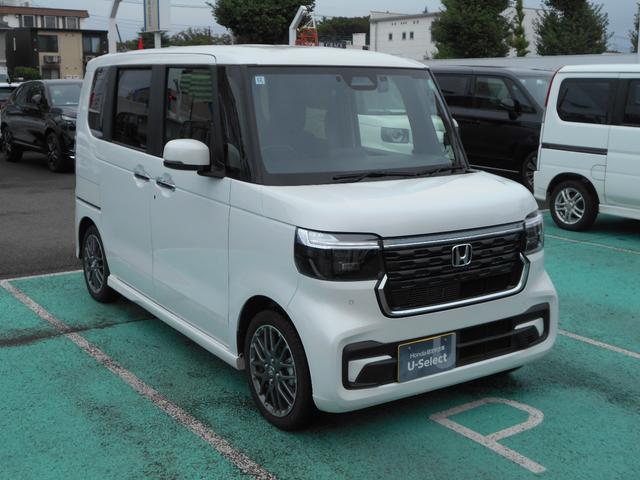 Ｎ－ＢＯＸカスタム ターボ　当社社用車　ナビ　フルセグ　Ｂｌｕｅｔｏｏｔｈオーディオ　リアカメラ　両側パワースライドドア　ＬＥＤライト　ＥＴＣ２．０　前後ドライブレコーダー　シートヒーター　アルミホイール　衝突被害軽減ブレーキ（6枚目）