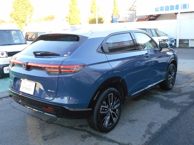 ヴェゼル e:HEVZ・PLaYパッケージ 当社デモカー 純正ナビ フルセグ対応 BTオーディオ リアカメラ パワーテールゲート ブラインドスポットインフォーメーション LEDヘッドライト ETC2.0 シートヒーター ホンダセンシング 禁煙(8枚目)