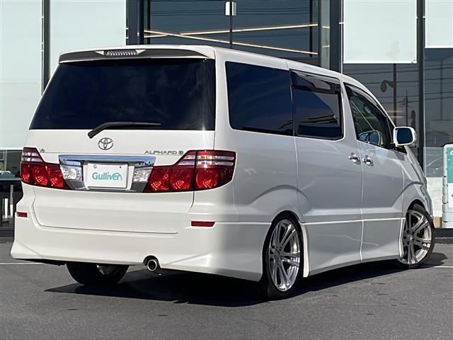 アルファードＧ ＭＳ　リミテッド　社外ＳＤナビ（Ｂｌｕｅｔｏｏｔｈ，バックカメラ，フルセグＴＶ，ＣＤ，ＤＶＤ）　サンルーフ　盗難防止装置　冷房ＷＡＣ　スペアキー　３列シート　純正フロアマット　両側パワースライドドア（35枚目）