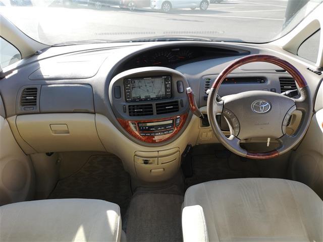 エスティマＴ Ｇ　純正ナビ　ＣＤ　ＤＶＤ　ＭＤ　ＡＭ　ＦＭ　ＴＶ　クルコン　ＥＴＣ　Ｂカメラ　フロントカメラ　両側スライドドア　前方コーナーセンサー　オートライト　Ｆフォグ　キセノンライト　ヘッドライトレベライザー（2枚目）