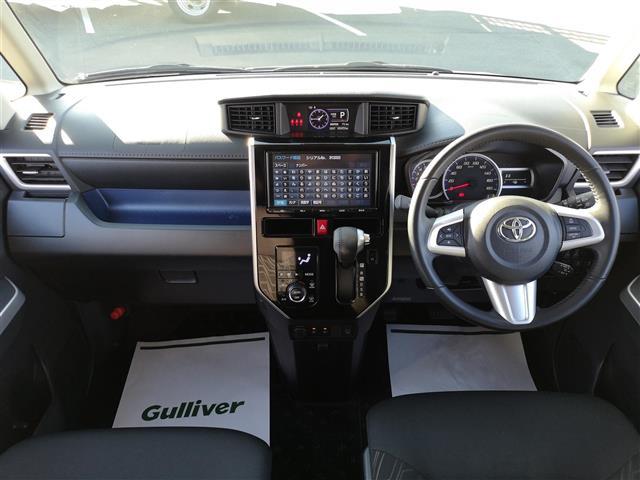 ルーミー カスタムG S 純正ナビ AM FM DISC SD TV BT USB iPod HDMI シートヒーター 両側電動 ETC 全方位カメラ 後方コーナーセンサー アイドリングストップ 横滑り防止装置 衝突被害軽減(2枚目)