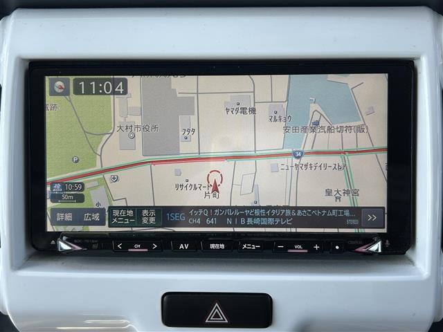 ハスラー Ｘターボ　４ＷＤ／ワンオーナー／純正ナビ（ＡＭ／ＦＭ／ワンセグ／ＢＴ／ＳＤ／ＤＩＳＣ）／ドラレコ前後／ビルトインＥＴＣ／ＵＳＢ入力端子／グリップコントロール／ヒルディセントコントロール／シートヒーター前席（2枚目）