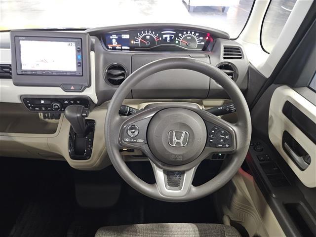 N-BOX G・EXホンダセンシング 純正ナビ フルセグ パワースライドドア(助手席側) バックカメラ ビルトインETC 前後ドラレコ クルコン ホンダセンシング オートライト LEDヘッドランプ ステアリングスイッチ 禁煙車(2枚目)