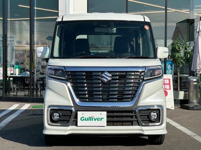 スペーシアカスタム ハイブリッドXS ストラーダナビ フルセグ 両側パワースライドドア バックカメラ ビルトインETC ドラレコ クルコン セーフティサポート LEDヘッドランプ 革巻きステアリング シートヒーター パーソナルテーブル(2枚目)