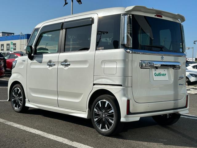 スペーシアカスタム ハイブリッドXS ストラーダナビ フルセグ 両側パワースライドドア バックカメラ ビルトインETC ドラレコ クルコン セーフティサポート LEDヘッドランプ 革巻きステアリング シートヒーター パーソナルテーブル(8枚目)