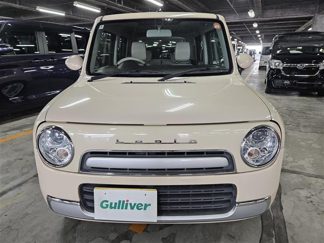 アルトラパン X 禁煙車 バックカメラ HIDヘッドランプ オートライト 純正MOPナビ ワンセグテレビ オートエアコン 革巻きステアリング レザー調シート 純正14インチAW スマートキー プッシュエンジンスタート(10枚目)