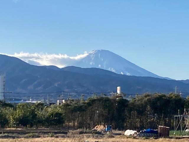 店舗から見える富士山です！お城などの観光施設も色々あります。箱根も目の前ですよ。海の幸もおすすめです。ドライブがてらお越しくださいませ。