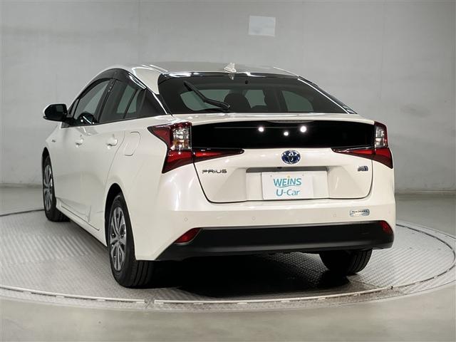 プリウス Ａ　衝突軽減ブレーキシステム　Ｂモニタ　記録簿有　ＬＥＤヘッド　クルーズコントロール　セキュリティー　スマートキー　パワーステアリング　Ｐシート　ＥＴＣ　１オーナー　アルミホイル　オートエアコン　ＳＲＳ（4枚目）